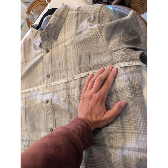 Old Ranch Plaid Button Down Shirt Long Sleeve Mens Large 100% Organic CottonNew - Picture 8 of 9